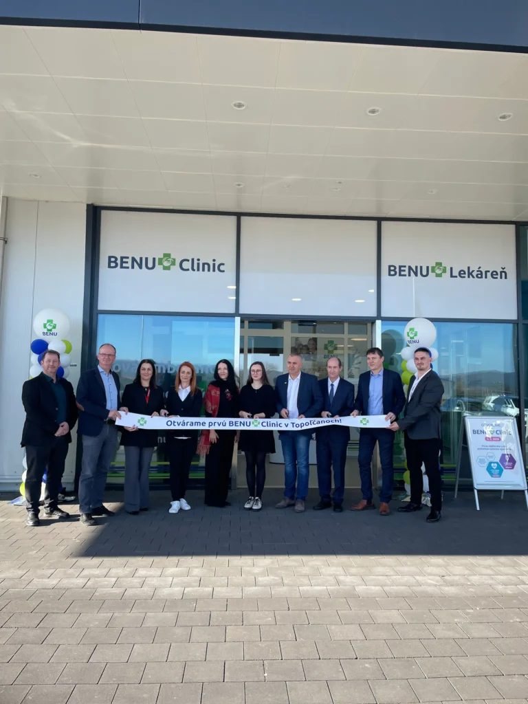 Fotografia zo slávnostného otvorenia BENU Clinic.