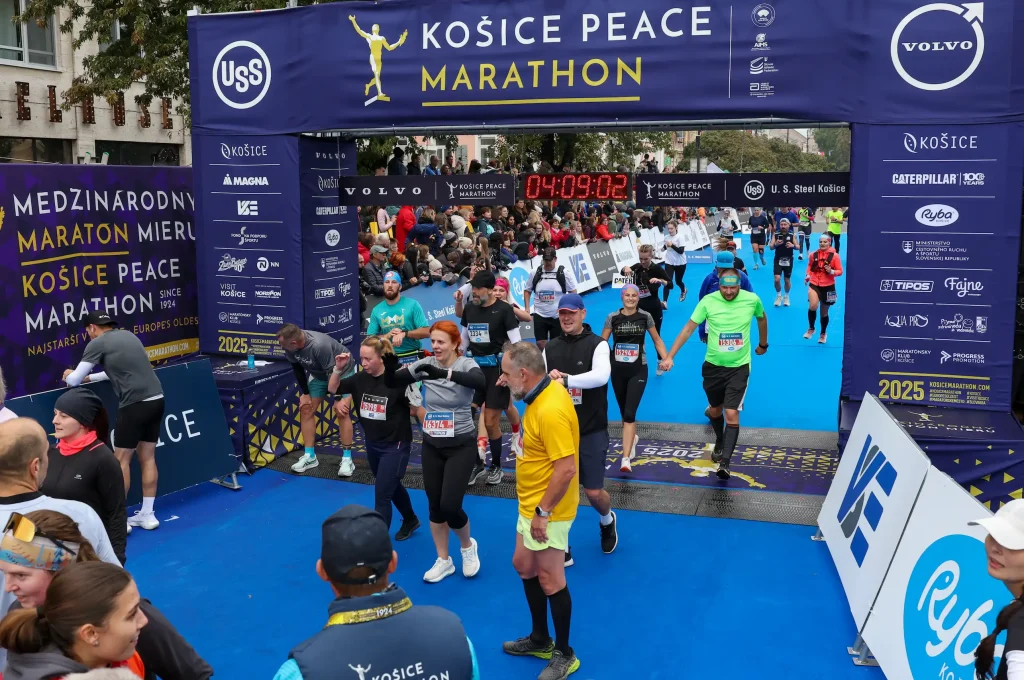 Benefitná akcia maratón v Košiciach.
